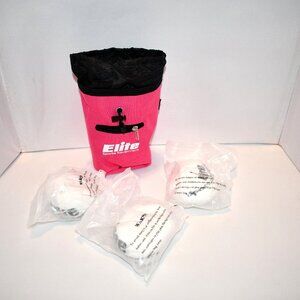 Elite Sportz Equipment Chalk Bag for Rock Climbing with 2 Chalk Balls – Leak Pro